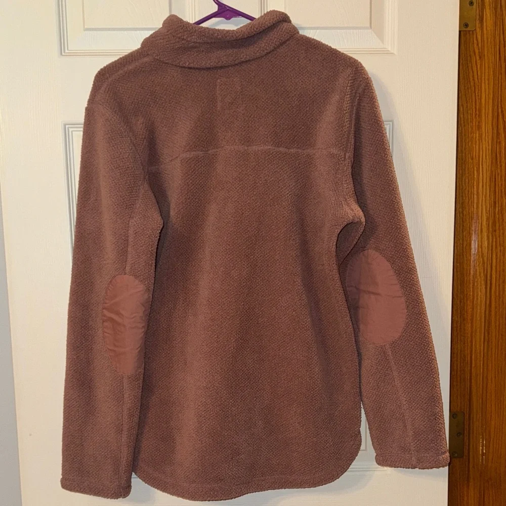 Thread & Supply Brown Fleece Pullover - Picture 2 of 2